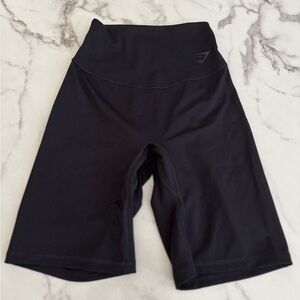 Gymshark | High Waisted Black Biker Shorts - Size XS